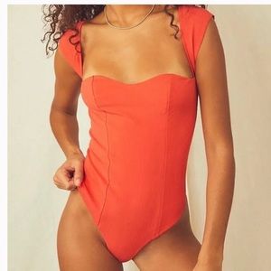 Free People Sweetest Heart Bodysuit
